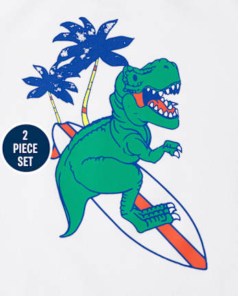 Traje de baño Dino para bebés y niños pequeños