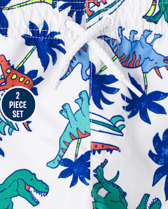 Traje de baño Dino para bebés y niños pequeños