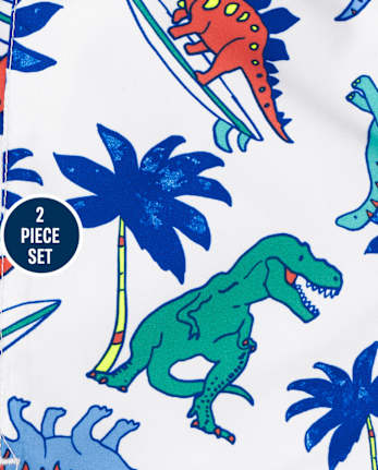 Traje de baño Dino para bebés y niños pequeños