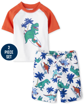 Baby And Toddler Boys Dino Swimsuit