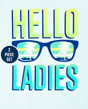 Baby And Toddler Boys Palm Tree Swimsuit