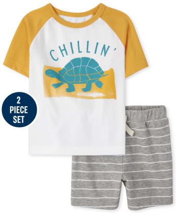 Ensemble 2 pièces tortue pour tout-petit garçon