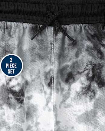 Conjunto de rendimiento de 2 piezas Tie Dye para niños
