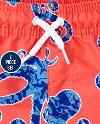 Baby And Toddler Boys Octopus Swimsuit