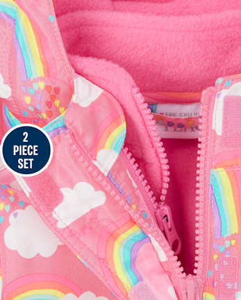 Toddler Girls Print 2-Piece Snow Set