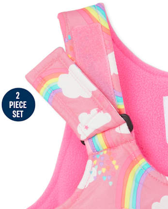 Toddler Girls Print 2-Piece Snow Set