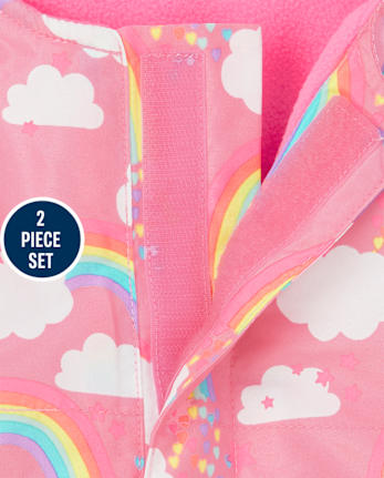 Toddler Girls Print 2-Piece Snow Set