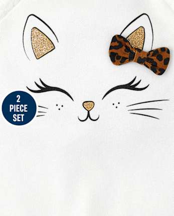 Toddler Girls Active Leopard 2-Piece Set