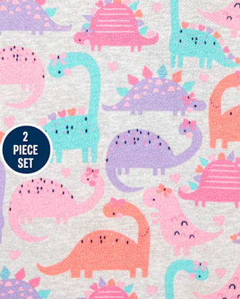Toddler Girls Active Dino 2-Piece Set