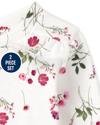 Toddler Girls Active Floral 2-Piece Set