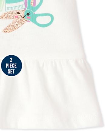 Toddler Girls Preschool 2-Piece Set