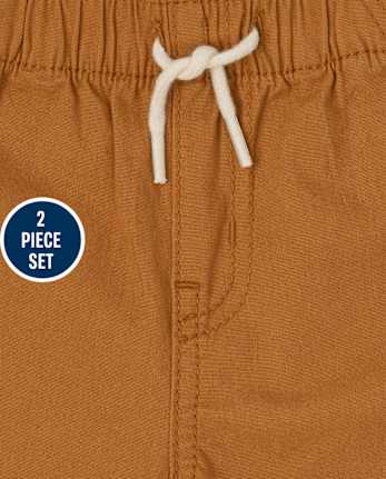 Conjunto de 2 piezas de franela a cuadros de búfalo familiar a juego para bebés y niños
