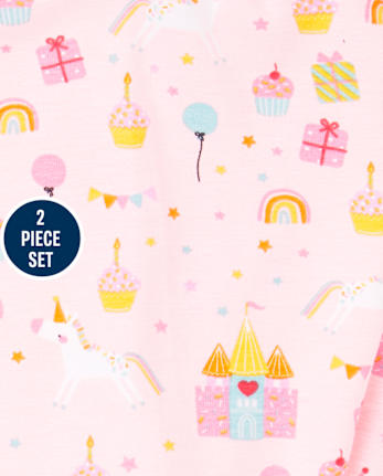Conjunto de 2 piezas de cumpleaños para bebés y niñas