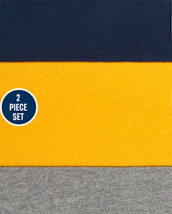 Toddler Boys Colorblock 2-Piece Set