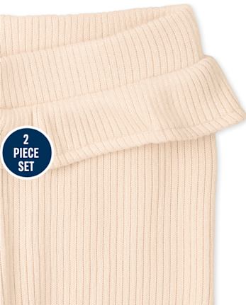 Juego de 2 piezas Love para niñas pequeñas