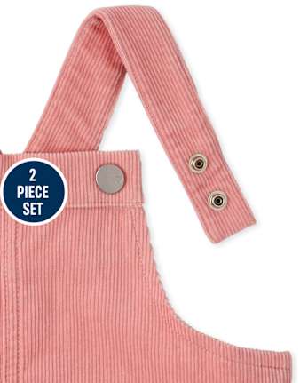 Ensemble 2 pièces jupe ours polaire pour toute-petite fille