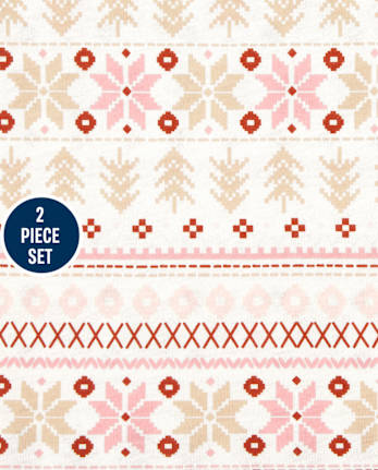 Ensemble 2 pièces jupe ours polaire pour toute-petite fille