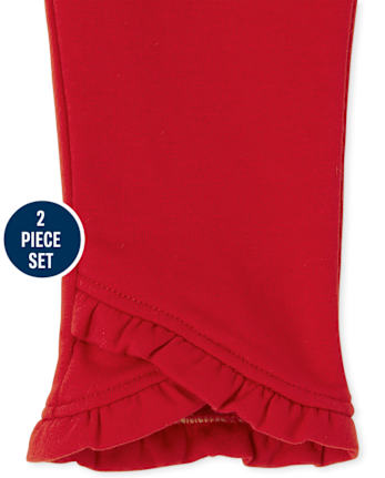 Conjunto de 2 piezas de reno para niñas pequeñas