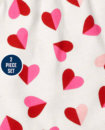 Toddler Girls Valentine's Day 2-Piece Set