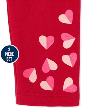 Toddler Girls Valentine's Day 2-Piece Set