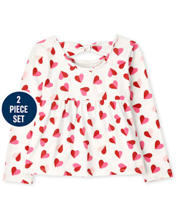 Toddler Girls Valentine's Day 2-Piece Set