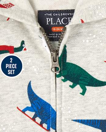 Toddler Boys Dino 2-Piece Set