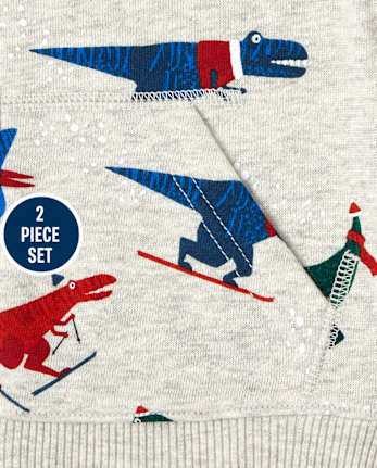 Toddler Boys Dino 2-Piece Set