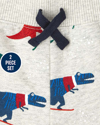 Toddler Boys Dino 2-Piece Set