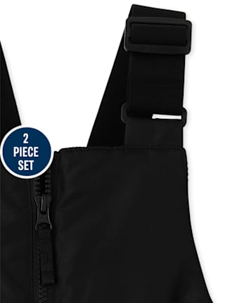 Ensemble de neige 2 pièces léopard pour filles