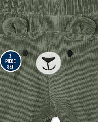 Baby Boys Bear 2-Piece Playwear Set