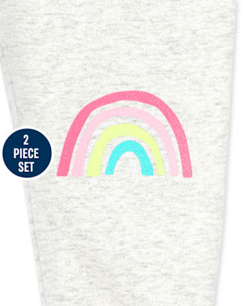 Toddler Girls Active Rainbow 2-Piece Set