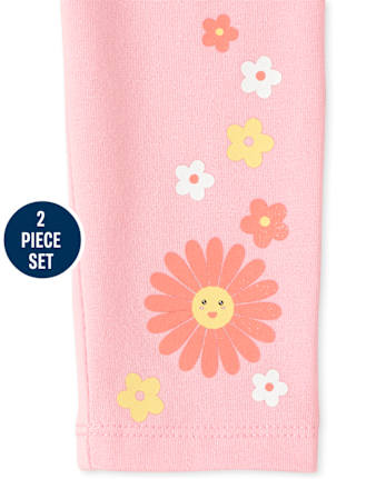 Toddler Girls Floral Empire 2-Piece Set