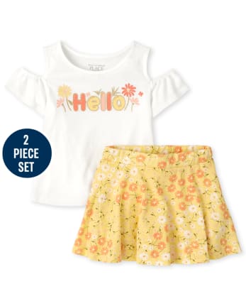 Toddler Girls Floral 2-Piece Set