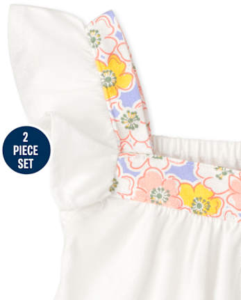 Toddler Girls Floral 2-Piece Set