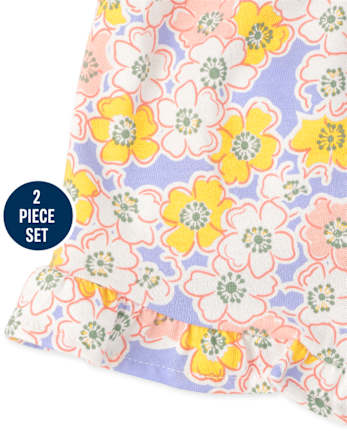 Toddler Girls Floral 2-Piece Set
