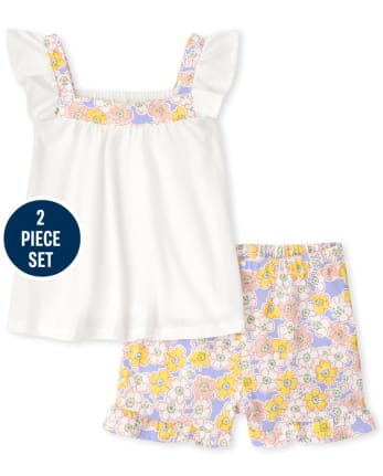 Toddler Girls Floral 2-Piece Set