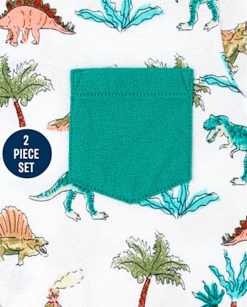 Conjunto de 2 piezas Dino para niños pequeños