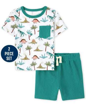 Conjunto de 2 piezas Dino para niños pequeños