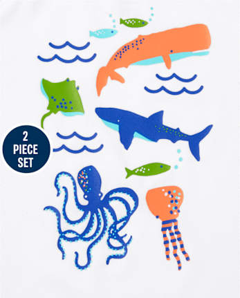 Maillot de bain graphique pour bébé et tout-petit garçon