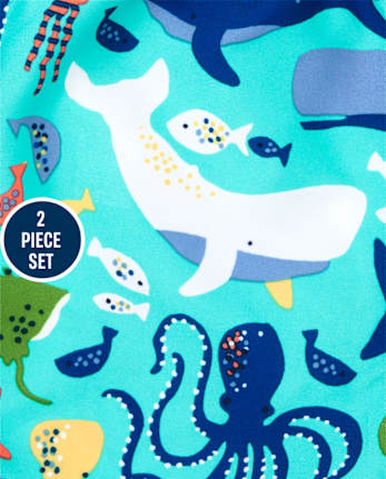 Maillot de bain graphique pour bébé et tout-petit garçon