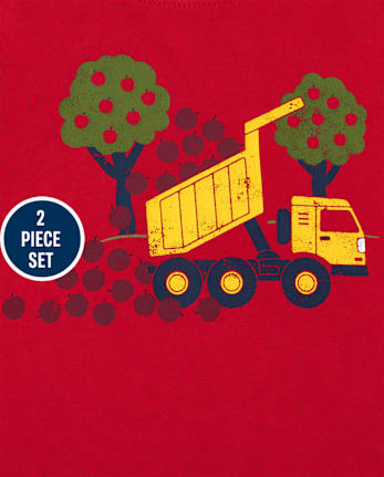 Conjunto de 2 piezas Apple para niños pequeños