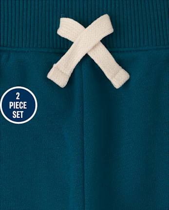 Toddler Boys Colorblock 2-Piece Set