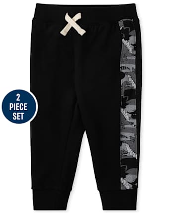 Ensemble 2 pièces Dino camouflage pour tout-petits garçons