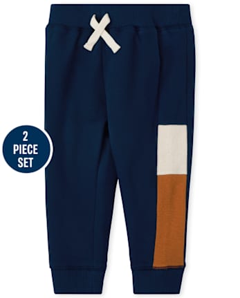 Conjunto de 2 piezas Colorblock para niños pequeños