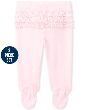 Baby Girls Striped 2-Piece Set Take Me Home Set