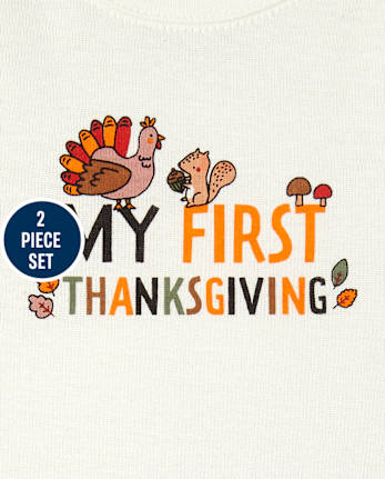 Baby First Thanksgiving 2-Piece Set