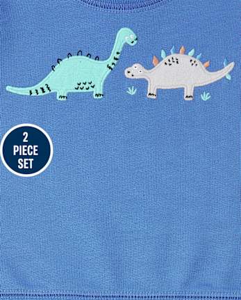 Baby Boys Dino 2-Piece Playwear Set