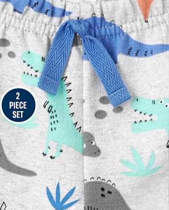 Baby Boys Dino 2-Piece Playwear Set
