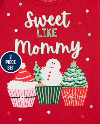 Juego de 2 piezas para cupcakes para niñas pequeñas