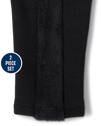 Ensemble 2 pièces à carreaux pour petites filles